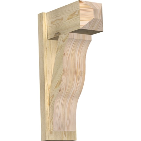 Ekena Millwork Funston Craftsman Rough Sawn Outlooker, Douglas Fir, 8"W x 16"D x 28"H OUT08X16X28FST04RDF